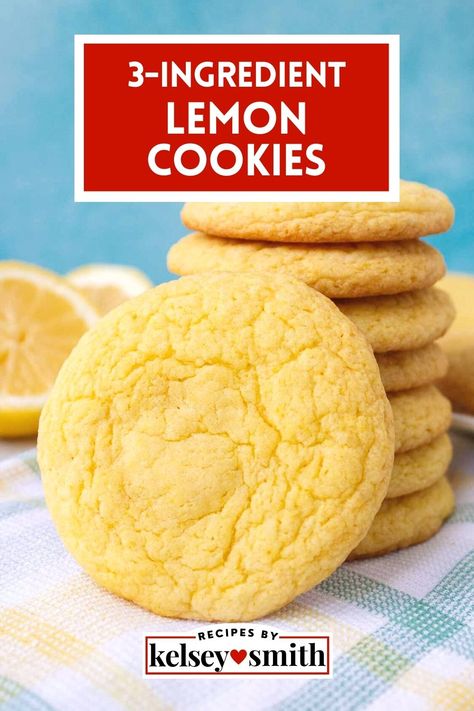 Lemon cookies Jumble Cookies, Lemon Cake Cookies, Lemon Cake Mix Cookies, Lemon Cookies Easy, Betty Crocker Cake Mix, Mix Vegetable, Easy Treats To Make, Lemon Crinkle Cookies, Lemon Cookies Recipes