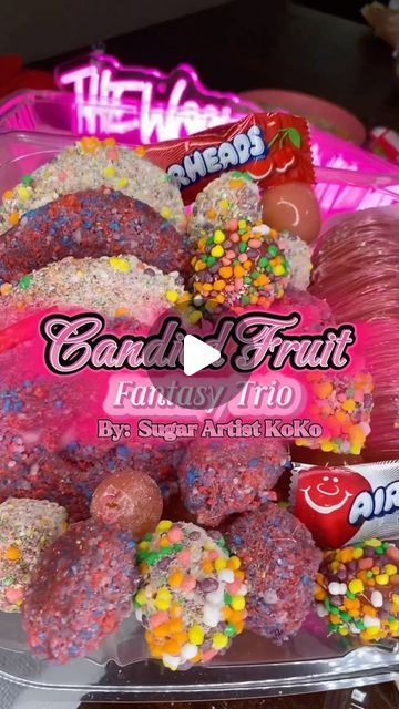 Angel Green on Instagram: "Make candied fruit with me (full VIDEO on tiktok 💕Sugar Artist KoKo. 😬 #fyp #fyp #foryou #foryou #candiedfruit #candiedgrapes #candiedfruit #candiedgrapes #foryou #candygrapes #candyfruit" Candy Fruit Recipes, Candied Fruit Recipes, Project Pat, Candied Fruit, Fruit Recipes, Grapes, Angel, Candy, Snacks