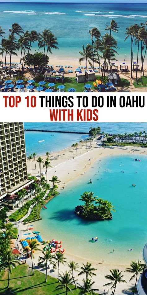 Oahu Hawaii Things To Do In With Kids, Oahu Hawaii With Kids, Oahu Family Vacation, Oahu With Toddlers, Oahu With Kids, Oahu Map, Hawaii 2023, Honolulu Vacation, Hawaii Family Vacation