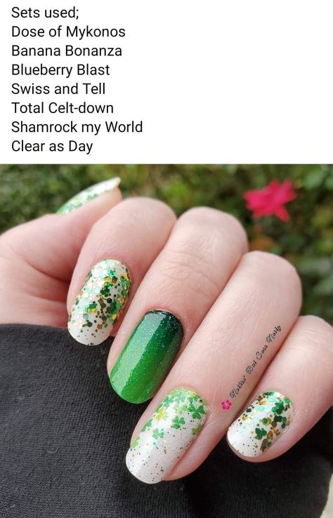 Color Street St Patricks Day Nails, St Patrick Nails, Patrick Nails, Nails Hacks, Mani Pedi Ideas, St Patricks Day Nails, Pedi Ideas, Street Nails, Color Street Nails