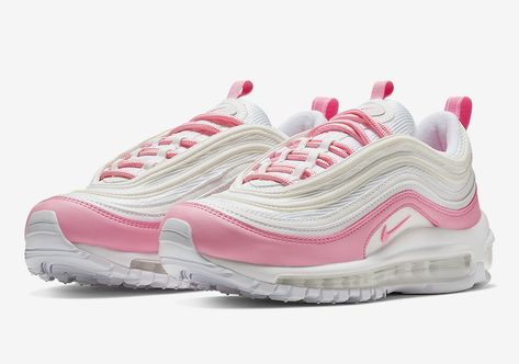 Nike Air Max 97 Psychic Pink BV1982-100 Release Date | SneakerFiles Air Max 90 Premium, Kicks Shoes, Baskets Nike, Air Max Women, Nike Air Max 95, Air Max 95, Nike Womens, Nike Shoes Women, Nike Air Max 97