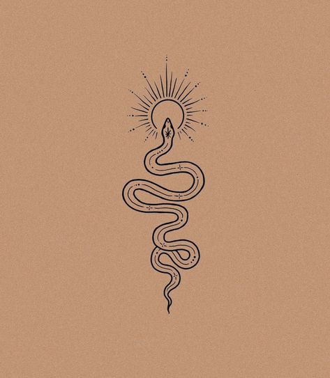 Tattoo Ideas Madussa, Snakes Tattoo For Women, Kundalini Serpent Tattoo, Discreet Medusa Tattoos, Tattoo Ideas Drawings Simple, Simple Snake Tattoos For Women, Tattoo Change Symbol, Small Subtle Medusa Tattoo, Tiny Tarot Tattoo