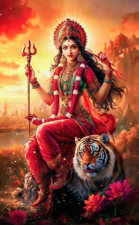 Laxmi Goddess Wallpapers, Maa Durga Wallpaper, Bhavani Mata, Durga Maa Pictures, Laxmi Mata, Ma Durga, Hindu Tattoo, Durga Mata, Durga Picture