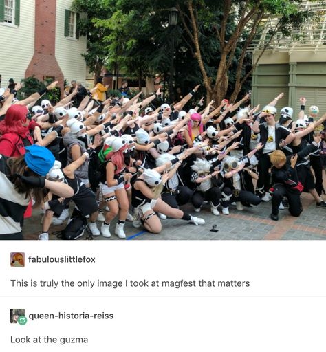 DUDE WITH THIS MANY PEOPLE WITH TEAM SKULL OUTFITS WE COULE MAKE TEAM SKULL AN ACTUAL THING IN REAL LIFE  EXCEPT INSTEAD OF DOING CRIME LIKE DURING THE GAME THEY DO HELPFUL STUFF LIKE POST GAME  IN REAL LIFE Pokemon Memes Funny, Guzma Pokemon, Pokemon Guzma, Funny Pokemon, Team Skull, Team Instinct, Funny Tumblr, Tumblr Post, Pokemon Stuff