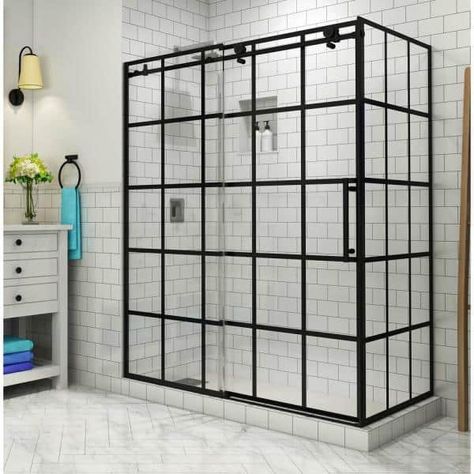 Corner Shower Doors, Bathtub Enclosures, Black Shower Doors, Frameless Hinged Shower Door, Frameless Sliding Shower Doors, French Industrial, Tub Doors, Sliding Shower Door, Frameless Shower