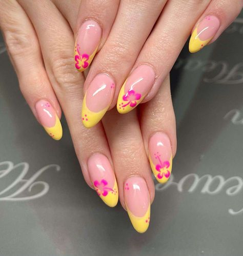 Tip Nail Designs, French Tip Nail Designs, Summery Nails, Vacation Nails, Nagel Inspo, Cat Kuku, Dream Nails, Fire Nails, Pretty Acrylic Nails