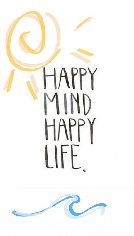 Happy mind, happy life! Happy Mind Happy Life Wallpaper, Happy Mind Happy Life, Happy Mind, Inspirational And Motivational Quotes, Happy Minds, Just Be Happy, Happy Words, 로고 디자인, Short Quotes