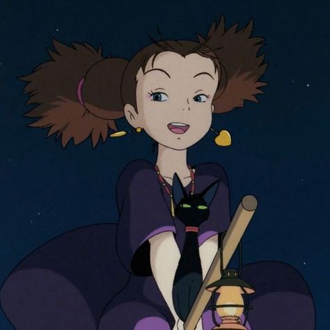 𝘬𝘪𝘬𝘪’𝘴 𝘥𝘦𝘭𝘪𝘷𝘦𝘳𝘺 𝘴𝘦𝘳𝘷𝘪𝘤𝘦 Ghibli Characters, Personajes Studio Ghibli, Beau Film, Studio Ghibli Characters, Profile Icon, Kiki Delivery, Ghibli Artwork, Kiki's Delivery Service, Studio Ghibli Movies