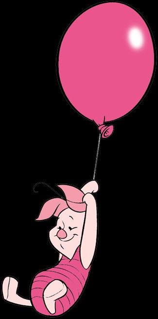 Winnie The Pooh Flying Balloon, Winnie The Pooh Holding Balloon, Piglet With Balloon, Pooh With Balloon, Piglet Balloon, Piglet Tattoo, Piglet Drawing, Winnie The Pooh Balloon, Pooh Bebe