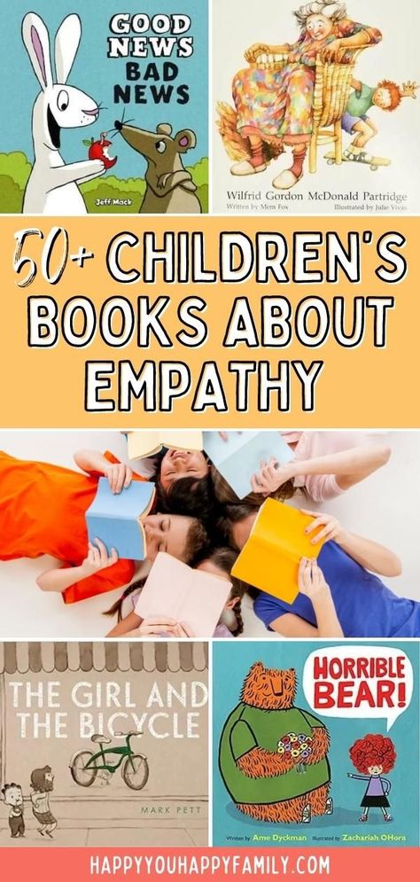 We've rounded up a list of 50+ Children’s Books About Empathy to Help You Raise Kind Kids. Research shows that empathy isn’t just an innate trait you’re either born with (or not). Rather, empathy is like a muscle you can develop.6 But if nothing engages your child’s empathy while they’re growing up, they might struggle to feel empathy as an adult. Books About Empathy, Teaching Empathy, Parallel Parenting, Best Books List, Family Tips, Early Elementary Resources, Parenting Inspiration, Parenting Strategies, Attachment Parenting