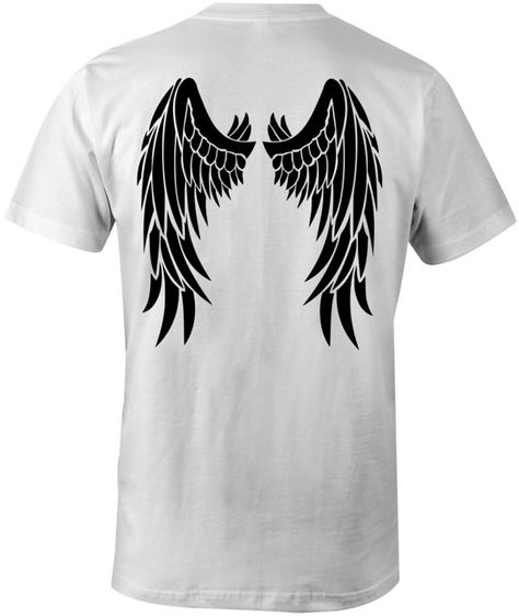 The Angel Wings T-Shirt wings on your back shirt cool angel Wings Tattoos, Anchor Shirts, Angel Shirt, Fashion Angels, Free Soul, White Wings, Black Wings, Mens Sweatshirts Hoodie, The Angel