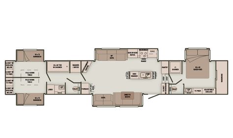 Bunkhouse Plans, Plans Quotes, Rv Models, Travel Trailer Floor Plans, Camper Flooring, Toy Hauler Travel Trailer, Camper Remodeling, Travel Trailer Living, Rv Floor Plans