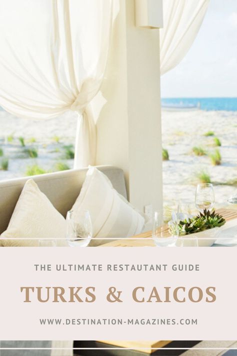 The Turks and Caicos Islands are famous for their #1 beaches and crystal clear waters, but also on offer is a world-class culinary scene. The chefs and owners of the restaurants hail from around the world; in TCI you will discover delicacies ranging from octopus salad from Europe to pad thai noodles from Asia!    #turksandcaicos #restaurant #caribbean #travel Providenciales Turks And Caicos, Turks And Caicos Restaurants, Turks And Caicos Luxury Resort, Beaches Turks And Caicos Restaurants, Club Med Turks And Caicos, Turks And Caicos Providenciales, Turks And Caicos Activities, Turks And Caicos Resorts, Turks And Caicos Vacation