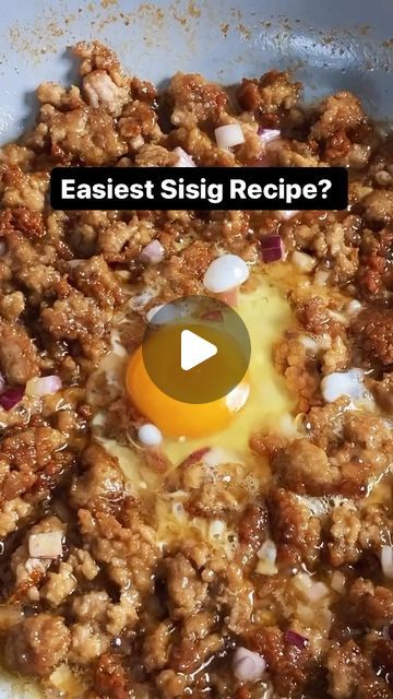 Filipino Recipes on Instagram: "Sisig Tamad aka easiest Sisig recipe for the lazy. Equal amounts kewpie Mayo + Knorr liquid seasoning. Parang ok na din 😄 CTTO

Video creds: @pepper.ph 

#foodie #sisig #foodporn #porksisig #pinoyako #pinoyrecipe #filipinofoodmovement #filipinofood #filipinodish" Sisig Recipe, Pork Sisig, Kewpie Mayo, Filipino Dishes, Pinoy Food, Filipino Recipes, Instagram