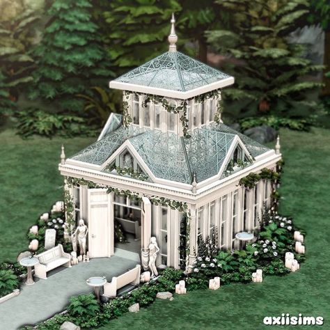 Sims 4 Spooky Build, Sims 4 Cemetery Lot, Sims 4 Chapel, Sims 4 Cathedral, Sims Wedding Venue Ideas, Sims Windenburg, Sims 4 Church Build, Sims 4 Architecture Cc, Sims 4 Waterfall