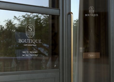 Sign Mockup Free, Window Logo, Free Logo Mockup Psd, Door Logo, Window Signage, Logo Mockups Psd, Free Logo Mockup, Free Mockup Templates, Sign Mockup