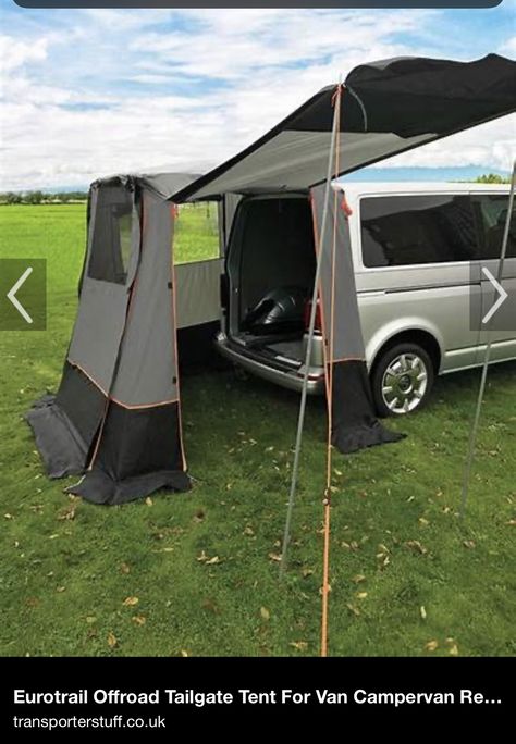 Van Tent, Vw California Beach, Campervan Awnings, Kangoo Camper, Tailgate Tent, Minivan Camping, Vw Vanagon, Suv Camping, Kombi Home