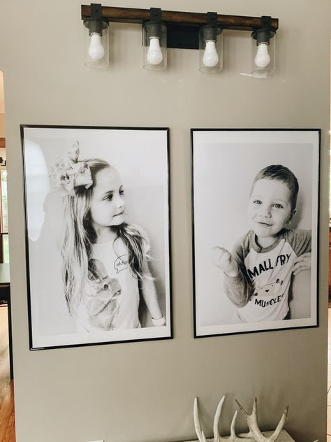 Black and white children's portrait tutorial Blown Up Pictures, Family Photos Black And White, Black And White Family Photos, White Family Photos, Photos Black And White, Portrait Tutorial, Children Portraits, Family Photo Wall, Black And White Photo Wall