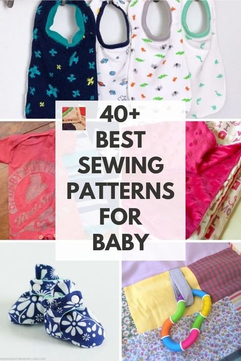 Ready to start sewing some baby gifts? Sewing for babies is very special and this page is full of baby sewing projects from blankets, to burp cloths, to hooded towels. Newborn Sewing Projects, Sew Baby Gift, Easy Baby Gifts To Make, Sewn Baby Gifts, Sewing Projects For Babies, Things To Sew For Baby, Baby Gifts To Sew, Free Baby Sewing Patterns, Baby Sling Pattern