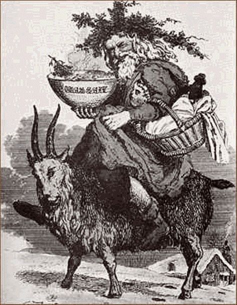 Yule goat History Of Santa Claus, Origin Of Christmas, Yule Goat, Pagan Yule, Hans Holbein, Art Sacre, Saint Nicolas, Saint Nicholas, Yule Decorations