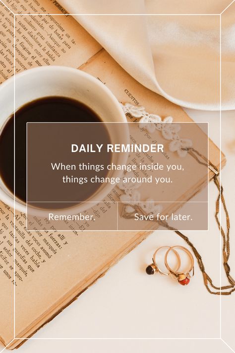 When things change inside you, things change around you | Unbothered quotes facts | Happy thoughts | New era | Dream life | Captions for instagram | Mood pics | Focus quotes When Things Change Inside You, Life Captions For Instagram, Unbothered Quotes, Life Captions, Quotes Facts, Focus Quotes, Things Change, Daily Reminders, Captions For Instagram