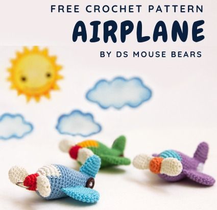 Airplane Archives • Free Crochet Patterns Knit Dress Pattern Free, Crochet Ornament Patterns, Crochet Necklace Pattern, Crochet Keychain Pattern, Crochet Bookmarks, Quick Crochet, Crochet Keychain, Diy Sewing Projects, Amigurumi Free Pattern