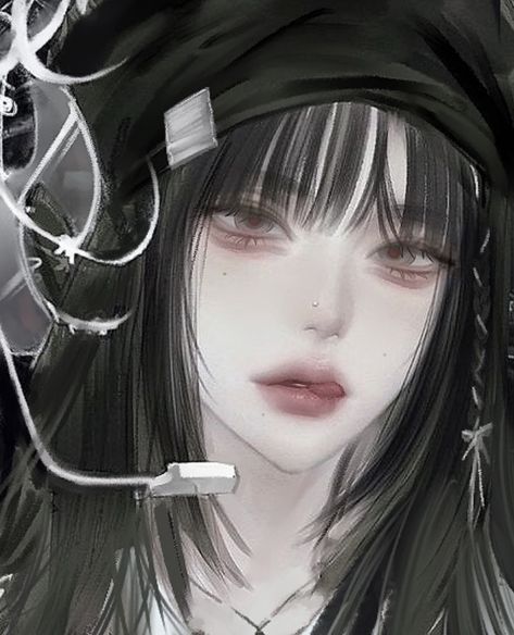 Anime Bad, 얼굴 드로잉, Artist Illustration, Anime Monochrome, Digital Art Anime, Ethereal Art, Cute Profile Pictures, Cute Art Styles, Digital Art Girl