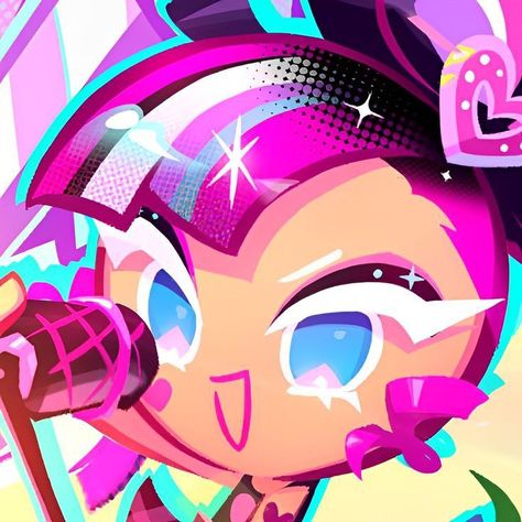 Shining Glitter Cookie, Cookie Run Kingdom, Unique Cookies, Edible Cookies, Face Icon, Promotional Image, Fandom Games, Cute Games, Cookie Run