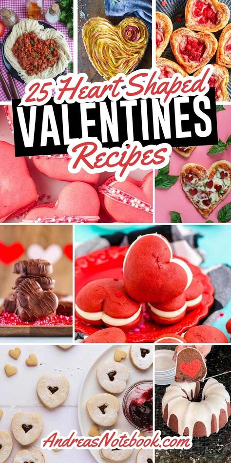 Get festive this Valentine's Day with adorable and delicious heart-shaped foods! From romantic dinners to cute snacks, these Valentine-themed recipes are perfect for spreading the love. Whether you're looking for the best ideas to surprise your sweetheart or fun foods that kids can make, we've got you covered. Dive into our collection of the most charming and tasty Valentine's Day recipes, all featuring heart shapes and love-infused flavors. Valentines Themed Food, Valentine Food Ideas, Healthy Valentines Dinner, Valentines Food Ideas, Heart Shaped Foods, Cute Recipes, Valentine's Day Food, Valentines Desserts, Cherry Hand Pies