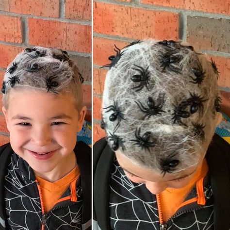 Boys Crazy Hair Day Ideas Easy, Crazy Hair Day Boys Easy, Halloween Hair Boys, Boys Halloween Hair, Kids Crazy Hair Day Ideas Boys, Wacky Wednesday Outfit Boys, Spooky Hairstyles For Boys, Wacky Hair Day Ideas For Boys, Crazy Hair For Boys