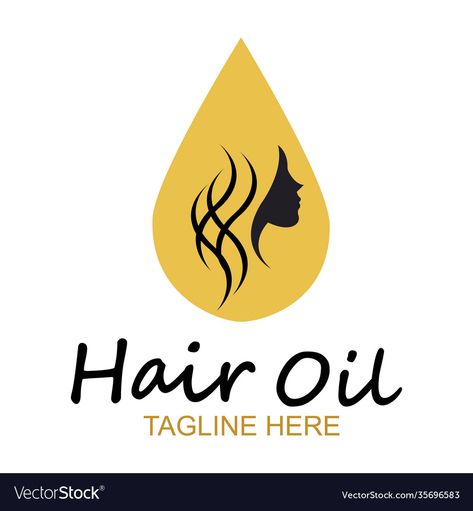 Hair Oil Logo, Creative School Project Ideas, Hair Logo, Logo Symbol, Creative Hairstyles, School Project, Hair Oil, Project Ideas, Hair Growth