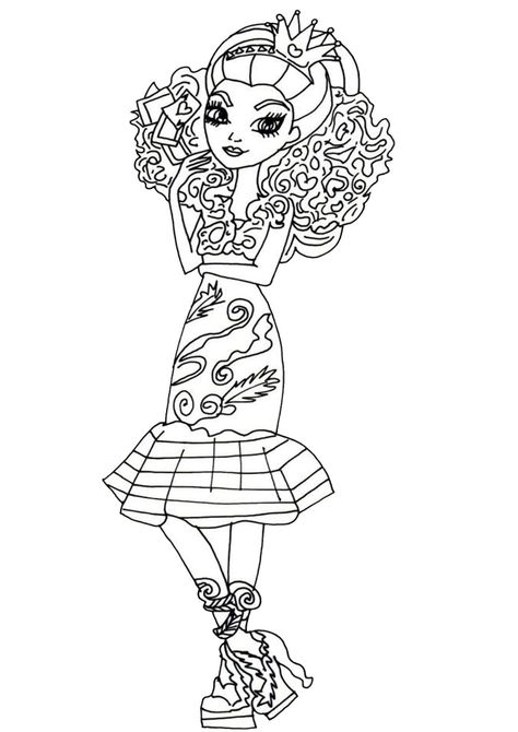 Fun Ever After High coloring pages for your little one. They are free and easy to print. The collection is varied with different skill levels Ever After High Coloring Pages, High Coloring Pages, Madeline Hatter, Disney Colors, Cartoon Coloring Pages, Dragon Games, Disney Coloring Pages, Coloring Pages To Print, Ever After High