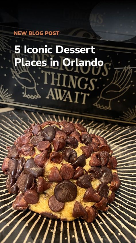 Orlando Florida Food, Florida Desserts, Orlando Florida Restaurants, Orlando Food, Ormond Beach Florida, Best Gluten Free Desserts, Dessert Places, The Best Dessert, Gooey Cookies