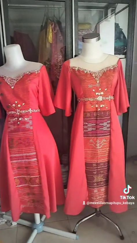 Dress Ulos Batak Modern, Batik Kebaya, Lace Dress Design, Batik Dress, Batik, Lace Dress, Designer Dresses, Dresses, Quick Saves