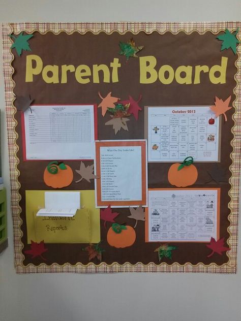 Montessori Welcome Board Ideas, Infant Parent Board Ideas, Parent Bulletin Boards Daycare, Parent Board Ideas Daycare Toddler, Fall Parent Board Ideas Daycare, Parent Resource Wall Daycare, Parents Bulletin Board Ideas, Parent Info Board Ideas Daycare, Daycare Parent Board Ideas