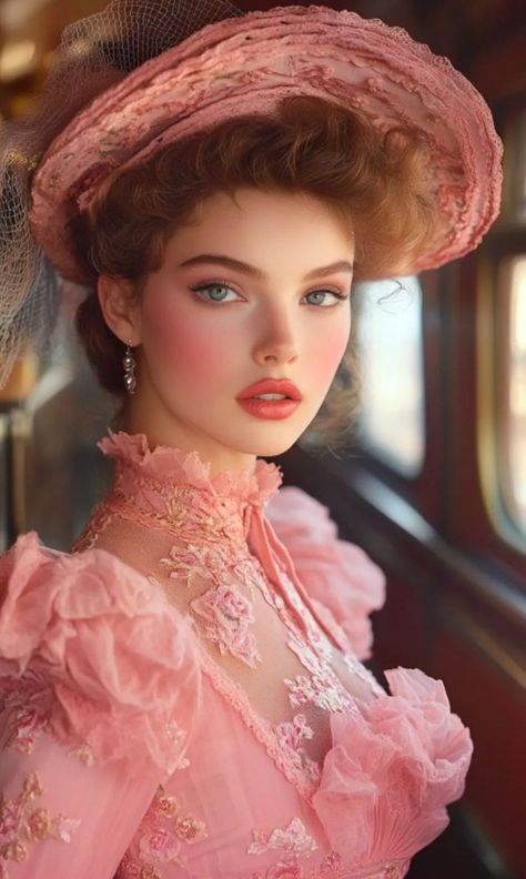 Mediterranean Art, Romantic Woman, Historical Women, History Fashion, Hollywood Actors, Elegant Hats, Effortlessly Chic Outfits, Victorian Steampunk, Beautiful Barbie Dolls