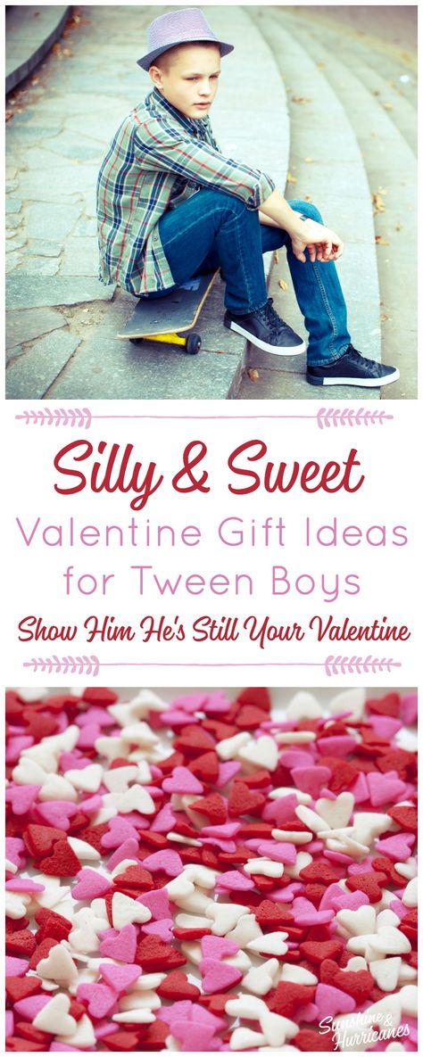 You may be beyond the days when a simple matchbox will capture his heart, but these Valentine Gifts for Tween Boys just might... Valentine's Day|Valentine's Day Gifts|Gifts for Boys| Gifts for Tween Boys  via @sunandhurricane Valentine For Teenage Boys, Valentine Gifts For Boys, Valentines Day Gifts For Friends, Valentine Baskets, Gift Baskets For Men, Themed Gift Baskets, Gifts For Teen Boys, Parenting Inspiration, Valentines For Boys