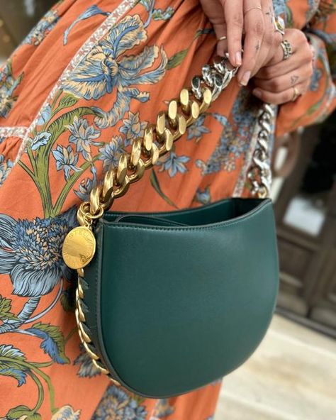 Otra Vez Couture Consignment on Instagram: "Big chain energy 😉 Stella McCartney’s Frayme Small shoulder bag is a structured, crossbody play on their signature Falabella style with an added oversized chain for additional flair. Buy it online now at our low price! . . . #designerresale #satxstyle #fashionsecrets #satxfashion #conciousfashion #labelsforless #fashionresale #shopsustainable #coutureconsignment #designerconsignment #alamoheights #olmospark" Small Shoulder Bag, Baby Room, Stella Mccartney, Low Price, Cute Outfits, Couture, Energy, Shoulder Bag, Chain