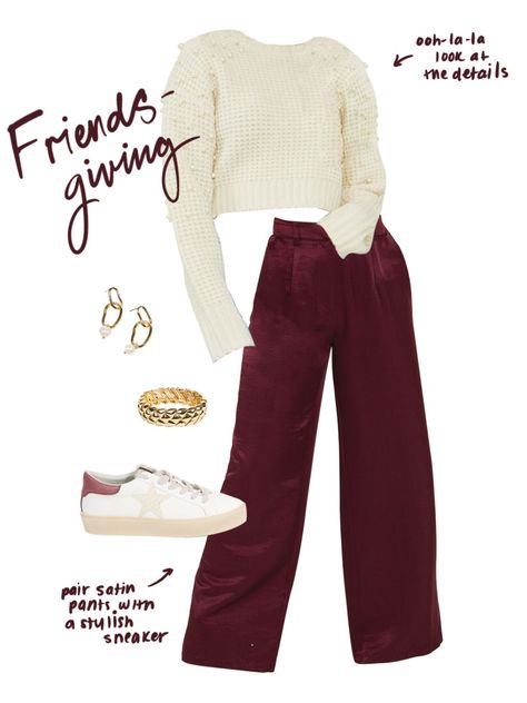 Simple Holiday Outfits, Friendsgiving Outfit Ideas Casual, Thanksgiving Party Outfit, Friendsgiving Outfits, Outfits For Thanksgiving, Outfit For Thanksgiving, Friendsgiving Outfit, Burr Basket, Thanksgiving Outfit Ideas