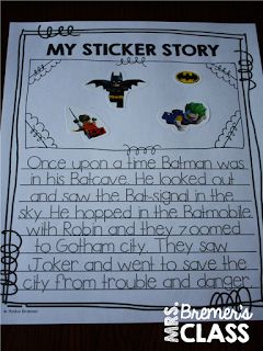 A year of first grade writing center activities and ideas! Includes story builders, poetry writing, writing prompts, letters & notes, sticker stories, write the room activities, stationery, book-making templates, and more! #1stgrade #1stgradewriting #1stgradecenters #centers #writingcenters #writingcenter #writing First Grade Writing Center, November Writing Prompts, 1st Grade Centers, Writing Bulletin Boards, Writing Center Activities, Room Activities, Handwriting Activities, Writing Station, Homeschool Worksheets