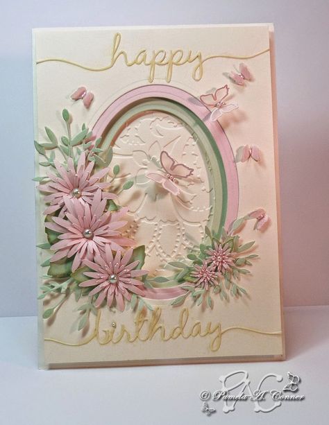 YorkieMom's Creative Corner: A special Birthday Card for a very special Sister-In-Law!!!! Pinterest Birthday Cards, Heartfelt Creations Cards, Special Birthday Cards, Daisy Cards, Sister Birthday Card, Birthday Card Craft, Birthday Cards For Women, Flowers And Butterflies, Making Greeting Cards