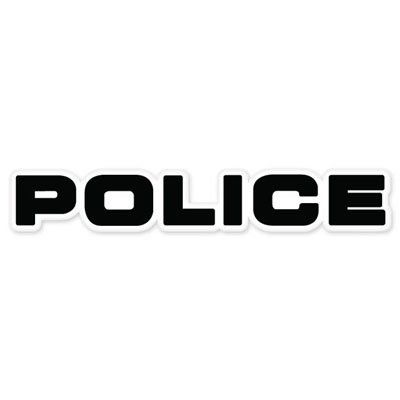 Police Stickers, Vinyl Car Stickers, Emergency Service, Car Sticker, Car Stickers, Parts And Accessories, Reno, Tech Company Logos, Vinyl