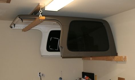 DIY G-Hetto hardtop storage - Rubicon Owners Forum Diy Jeep Hardtop Hoist, Jeep Yj Accessories, Jeep Hardtop Storage Diy, Jeep Top Storage, Jeep Hardtop Storage, Jeep Swag, Jeep Hard Top, Adventure Jeep, Jeep Winch