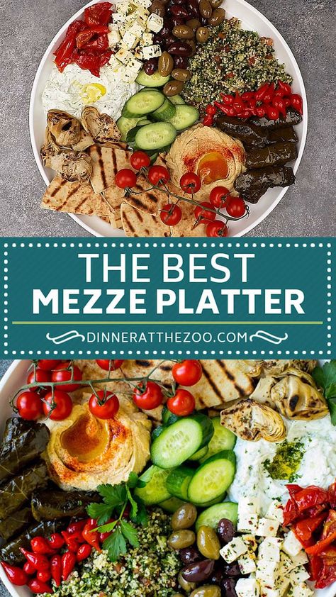 Food Platters Dinner, Healthy Food For Pregnant Women, Mediterranean Dinner Party, Charcuterie Bar, Mediterranean Mezze, Fairy Recipes, Hummus Pita, Arabisk Mad, Meze Platter