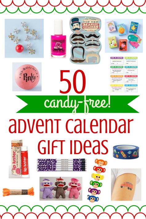 50 Ideas for candy-free Advent calendar gifts - Savvy Sassy Moms Diy Advent Calendar Fillers, Calendar Gift Ideas, Advent Calendar Fillers, Homemade Advent Calendars, Advent Calendar Ideas, Calendar Gift, Advent Calendar Gifts, Advent Calendars For Kids, Gift Ideas For Kids