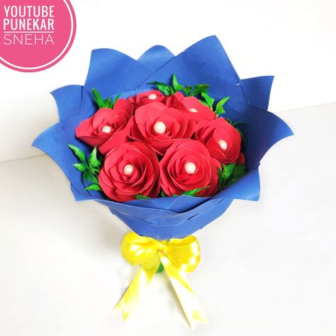 Paper rose | Paper craft | Rose flower bouquet | Flower bouquet | Paper Flowers Diy | DIY,Kids Craft | Creative ideas | Simple And easy Craft | Home deoration | Flower decoration | Bouquet Making | Home decoration | Flower vase | Newspaper craft | news paper Flowers,News paper Flowers,Colour Paper Craft | Gifts,Gifts ideas | Easy and Simple ideas | Red Rose | Rose Flower making | Rose Flower craft | valentine's day gift | Red Roses bouquet | Valentine's Day Card | valentine's day scrapbook | Val Rose Flower Bookey, Boquets Handmade, News Paper Flowers, Paper Boquets Handmade, Rose Paper Craft, Colour Paper Craft, Rose Flower Craft, Flower Bookey, Rose Flower Making