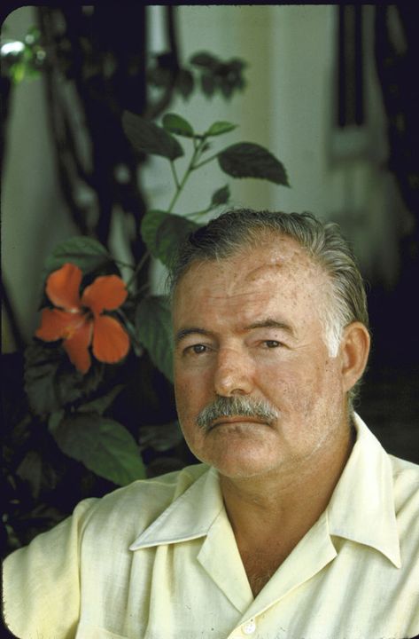 Colour photograph of Hemingway. Iceberg Theory, Ernest Hemingway Books, Earnest Hemingway, Ketchum Idaho, Hemingway Quotes, A Farewell To Arms, Oak Park Illinois, Life Of Adventure, The Sun Also Rises