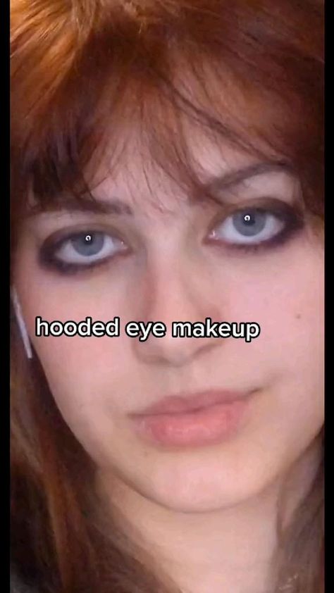 semi easy hooded eye makeup tutorial only using eyeshadow in 2022 | Emo makeup, Hooded eye makeup, No eyeliner makeup 80s Punk Makeup Eye, Goth Eyeshadow For Hooded Eyes, Alt Makeup Without Eyeliner, Emo Eye Makeup Hooded Eyes, How To Do Tired Eyes Makeup, Alt Eyeliner Tutorial Hooded Eyes, 90s Grunge Style Makeup, Grunge Eye Makeup Hooded Eyes, Elder Emo Makeup