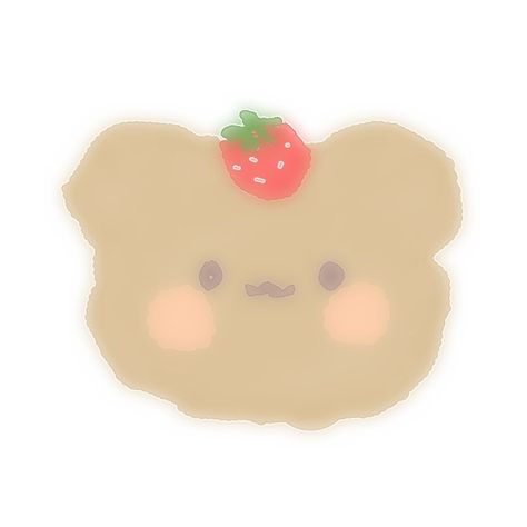 Cutie strawberry bear Strawberry Bear, Cute Strawberry, Bear Hug, Cute Bear, Cute Bears, My New Room, New Room, Bedroom Makeover, Bears