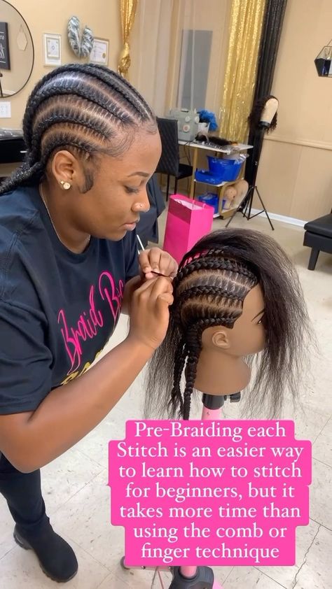 How to achieve the perfect parts for Stitch Braids #stitchbraidtutorial #stitchbraids #reels #explorepage #stitchbraidsatlanta | Instagram Stitch Braids Tutorial, 8 Stitch Braids, Stitch Braids, Braid Tutorial, Easy Braids, November 8, Braids, Hair, On Instagram